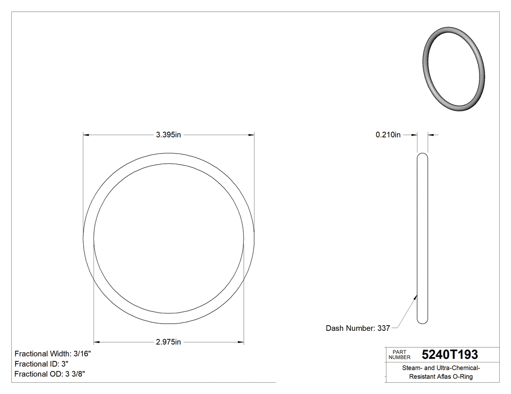 Technical drawing - 5240T193
